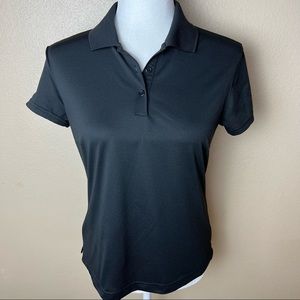 Adidas Climalite Black Golf Polo Shirt Size Small